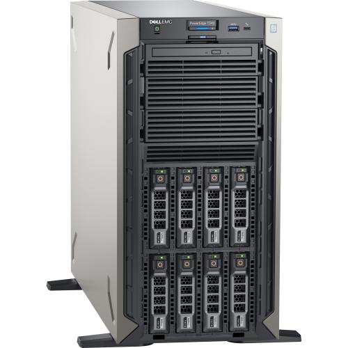 Dell EMC PowerEdge T340 5U Tower Server   1 X Intel Xeon E 2224 3.40 GHz   8 GB RAM   1 TB HDD   (1 X 1TB) HDD Configuration   Serial ATA Controller   3 Year ProSupport Alternate-Image3/500