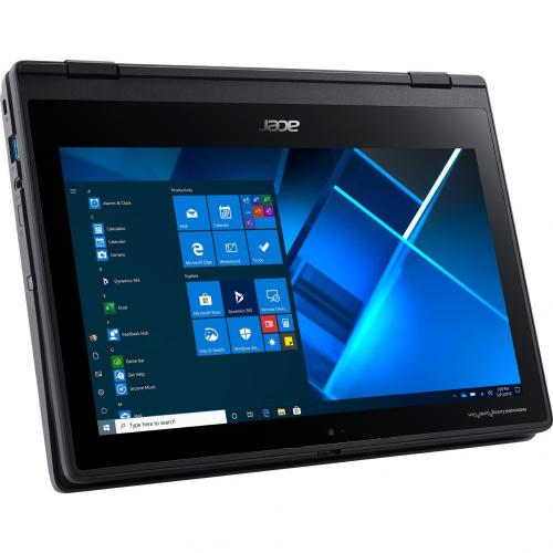 Acer TravelMate Spin B3 B311RN 31 TMB311RN 31 C4SU 11.6" Touchscreen Convertible 2 In 1 Notebook   Full HD   1920 X 1080   Intel Celeron N4120 Quad Core (4 Core) 1.10 GHz   4 GB Total RAM   128 GB Flash Memory   Shale Black Alternate-Image3/500