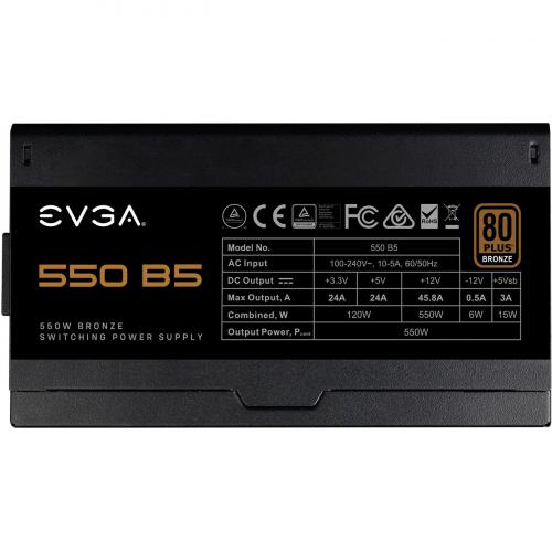 EVGA 550 B5 Power Supply Alternate-Image3/500
