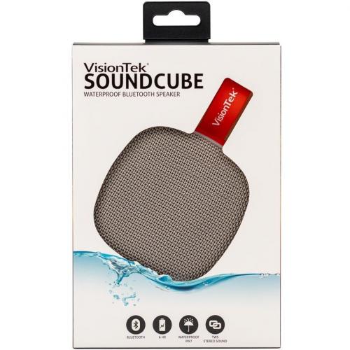 VisionTek Sound Cube Portable Bluetooth Speaker System   Gray Alternate-Image3/500