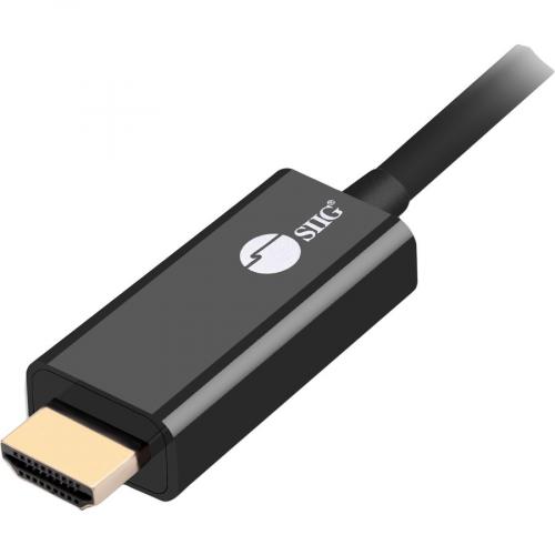 SIIG DisplayPort 1.2 To HDMI 10ft Cable 4K/30Hz Alternate-Image3/500