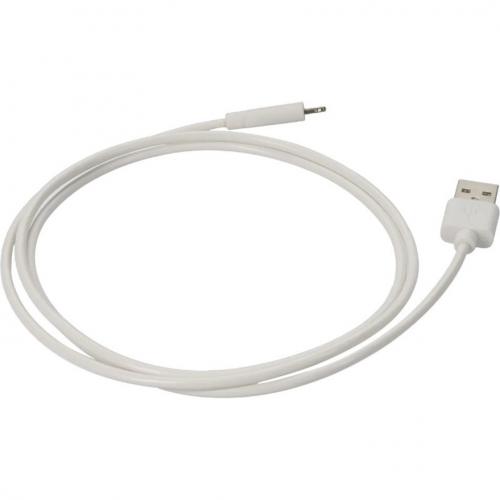 AddOn 1.0m (3.3ft) USB 2.0 (A) Male To Lightning Male White Cable Alternate-Image3/500
