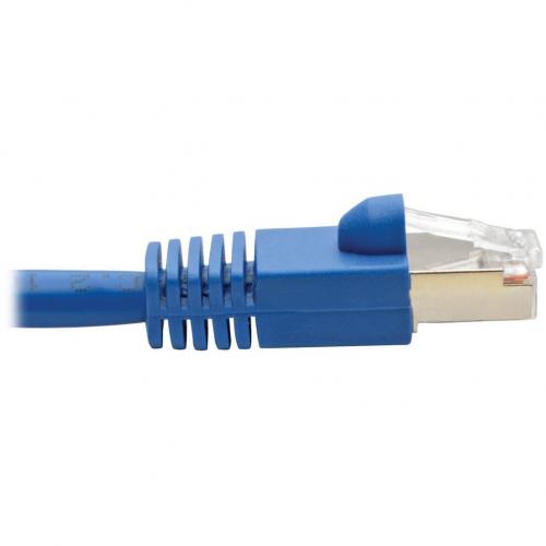 Eaton Tripp Lite Series Cat6a 10G Snagless Shielded STP Ethernet Cable (RJ45 M/M), PoE, Blue, 15 Ft. (4.57 M) Alternate-Image3/500