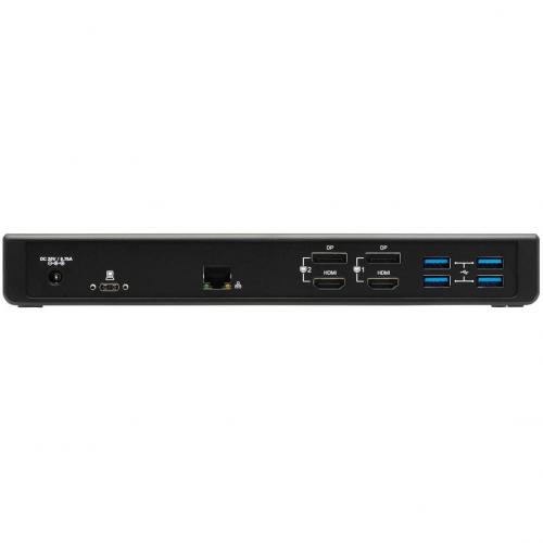 Tripp Lite By Eaton USB C Dock, Dual Display   5K 60 Hz DP, 4K 60 Hz HDMI, USB 3.x (5Gbps), USB A/C Hub, GbE, 85W PD Charging Alternate-Image3/500