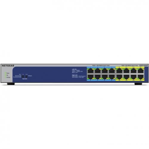 Netgear GS516UP Ethernet Switch Alternate-Image3/500