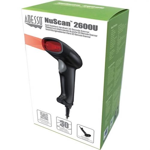 Adesso NuScan 2600U   Handheld 2D Barcode Scanner Alternate-Image3/500