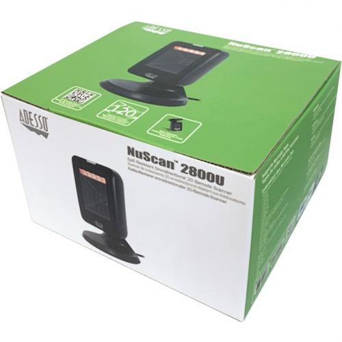 Adesso NuScan 2800U Omnidirectional 2D Desktop Barcode Scanner Alternate-Image3/500