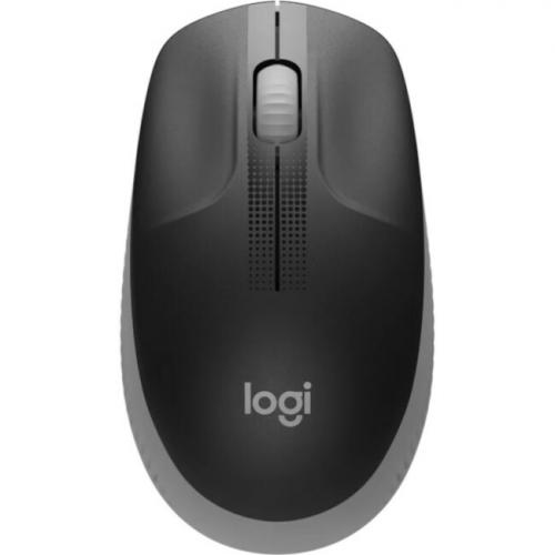 Logitech Wireless Mouse M190   Full Size Ambidextrous Curve Design, 18 Month Battery With Power Saving Mode, Precise Cursor Control & Scrolling, Wide Scroll Wheel, Thumb Grips (Charcoal) Alternate-Image3/500