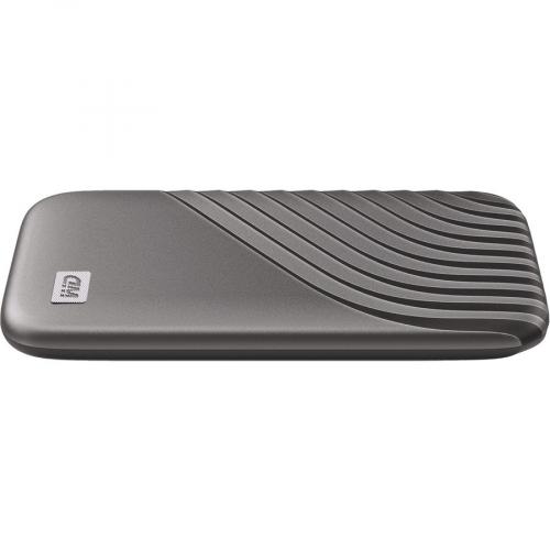 WD My Passport WDBAGF0010BGY WESN 1 TB Portable Solid State Drive   External   Space Gray Alternate-Image3/500