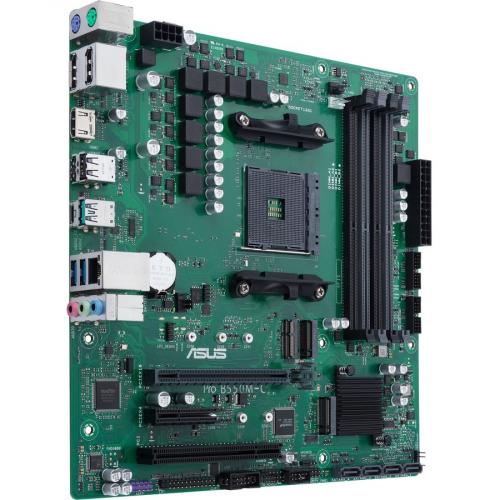 Asus PRO B550M C/CSM Desktop Motherboard   AMD B550 Chipset   Socket AM4   Micro ATX Alternate-Image3/500