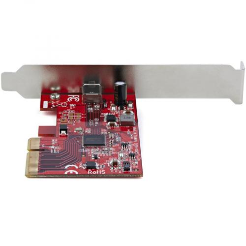 StarTech.com USB 3.2 Gen 2x2 PCIe Card   USB C 20Gbps PCI Express 3.0 X4 Controller   USB Type C Add On PCIe Expansion Card  Windows/Linux Alternate-Image3/500