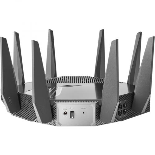 Asus ROG Rapture GT AXE11000 Wi Fi 6 IEEE 802.11ax Ethernet Wireless Router Alternate-Image3/500
