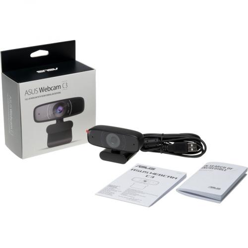 Asus C3 Webcam   2 Megapixel   30 Fps   USB Type A Alternate-Image3/500