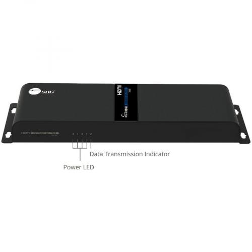 SIIG 1x4 1080p HDMI Splitter HDbitT Over IP Extender Kit   120m Alternate-Image3/500