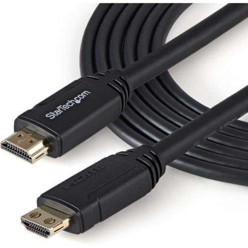 StarTech.com 9.8ft (3m) HDMI 2.0 Cable, 4K 60Hz Premium Certified High Speed HDMI Cable W/Ethernet, UHD HDMI Cord, M/M Gripping Connectors Alternate-Image3/500