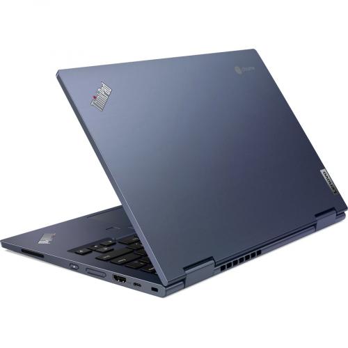 Lenovo ThinkPad C13 Yoga 13.3" Touchscreen 2 In 1 Chromebook AMD 3150C 4GB RAM 32GB EMMC Abyss Blue   AMD 3150C Dual Core (2 Core) 2.40 GHz   AMD Radeon Graphics   In Plane Switching (IPS) Technology   Chrome OS   Up To 12.5 Hr Battery Life Alternate-Image3/500