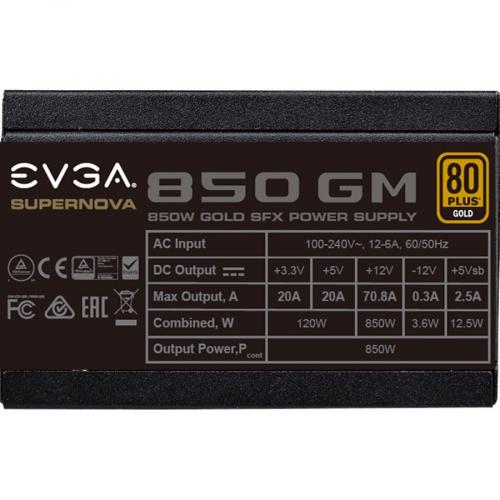 EVGA SuperNOVA 850GM 850W Power Supply Alternate-Image3/500