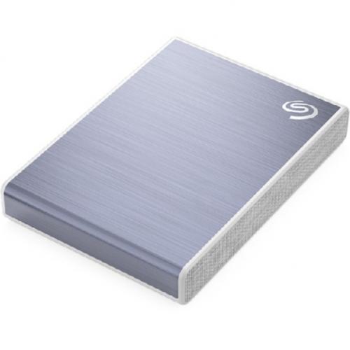 Seagate One Touch STKG1000402 1000 GB Solid State Drive   External   Blue Alternate-Image3/500