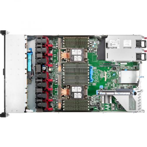 HPE ProLiant DL360 G10 Plus 1U Rack Server   1 X Intel Xeon Silver 4314 2.40 GHz   32 GB RAM   12Gb/s SAS Controller Alternate-Image3/500