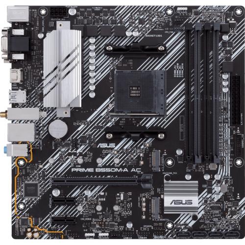 Asus Prime B550M A AC Desktop Motherboard   AMD B550 Chipset   Socket AM4   Micro ATX Alternate-Image3/500