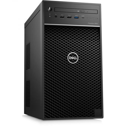 Dell Precision 3000 3650 Workstation   Intel Core I5 Hexa Core (6 Core) I5 10505 10th Gen 3.20 GHz   16 GB DDR4 SDRAM RAM   256 GB SSD   Tower   Black Alternate-Image3/500