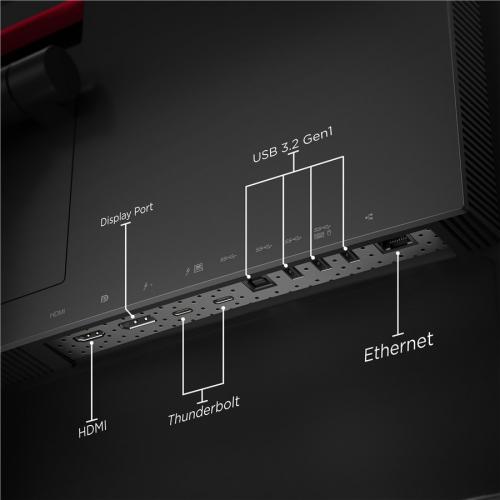 Lenovo ThinkVision P40w 20 39.7" WUHD IPS 75Hz 6ms Curved Monitor Alternate-Image3/500