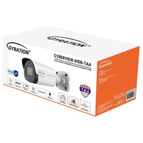 Gyration CYBERVIEW 411D TAA 4 Megapixel Indoor/Outdoor HD Network Camera   Color   Dome   TAA Compliant Alternate-Image3/500