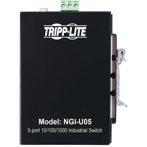 Tripp Lite By Eaton 5 Port Unmanaged Industrial Gigabit Ethernet Switch   10/100/1000 Mbps DIN/Wall Mount   TAA Compliant Alternate-Image3/500