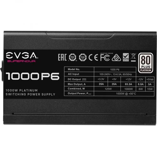 EVGA SuperNOVA 1000 P6 1000W Power Supply Alternate-Image3/500