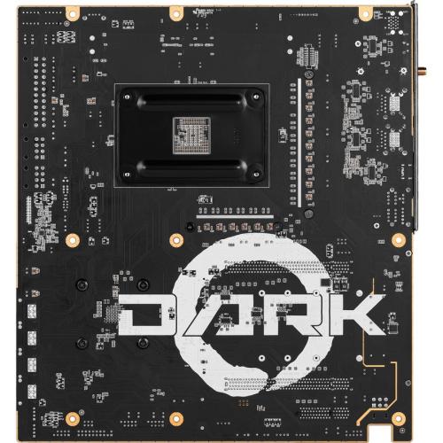 EVGA X570 DARK Desktop Motherboard   AMD X570 Chipset   Socket AM4   Onboard ARGB Lighting   64 GB Memory Capacity   2 X PCI Express 4.0 X16 Alternate-Image3/500