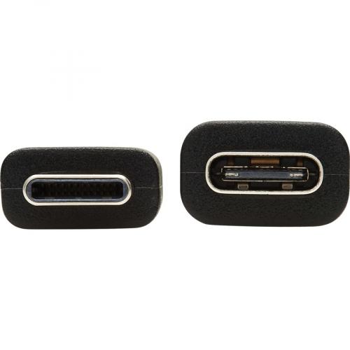 Tripp Lite By Eaton USB C Extension Cable (M/F)   USB 3.2 Gen 1 (5 Gbps), Thunderbolt 3 Compatible, Black, 6 Ft. (1.83 M) Alternate-Image3/500