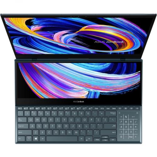 Asus ZenBook Pro Duo 15 UX582 15.6" Touchscreen Notebook Intel Core I9 11900H 32GB RAM 1TB SSD NVIDIA GeForce RTX 3060 6GB Celestial Blue Alternate-Image3/500