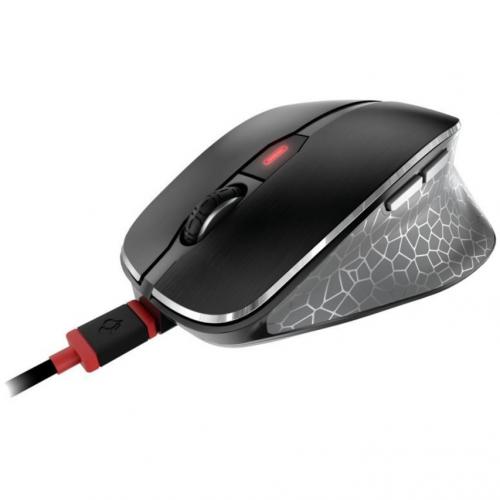 CHERRY MW 8C ERGO Rechargeable Black Wireless Mouse Alternate-Image3/500