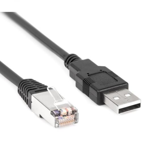 Rocstor Premium Cisco USB Console Cable   USB Type A To RJ45 Rollover Cable Alternate-Image3/500