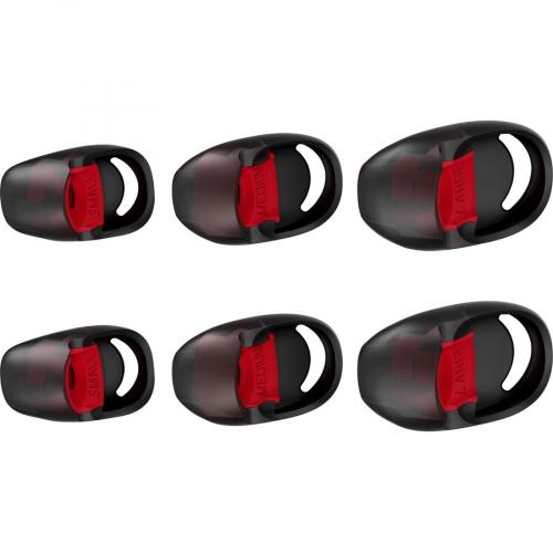 HyperX Cloud Buds Wireless Headphones (Red Black) Alternate-Image3/500