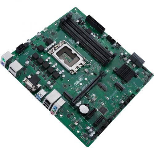 Asus B660M C D4 CSM Desktop Motherboard   Intel B660 Chipset   Socket LGA 1700   Intel Optane Memory Ready   Micro ATX Alternate-Image3/500