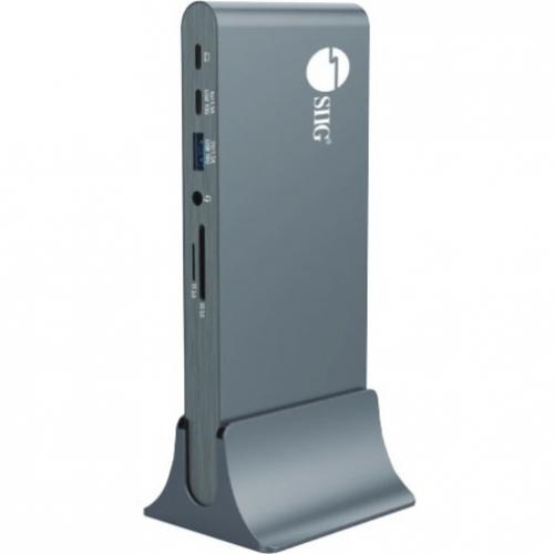 SIIG USB C Dual 4K Video MST Docking Station With 60WPD Charging Alternate-Image3/500