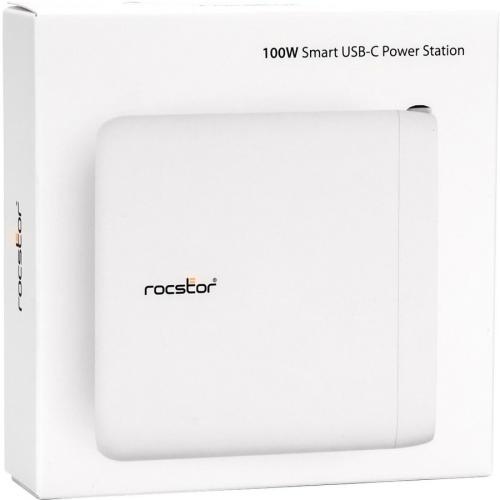 Rocstor 100W 4 Port Smart USB C Power AC Adapter Charger Alternate-Image3/500