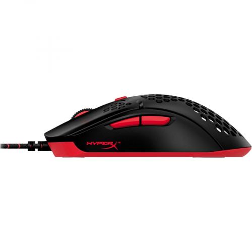 HyperX Pulsefire Haste Gaming Mouse Black Red   Ultra Light Hex Shell Design   16,000 DPI / 450 IPS / 40G   Customizable With NGENUITY Software   USB Cable Interface   6 Button(s) Alternate-Image3/500