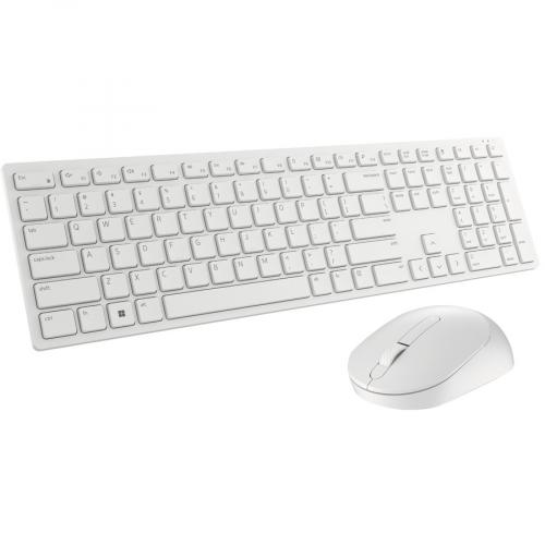 Dell Pro Wireless Keyboard And Mouse   KM5221W White Alternate-Image3/500