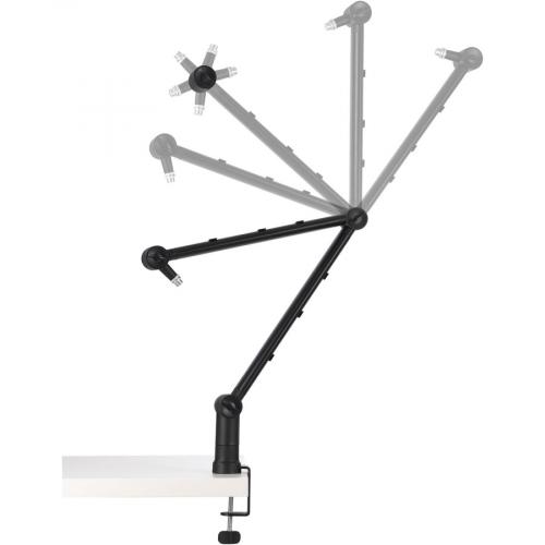 Kensington A1020 Mounting Arm For Microphone, Webcam, Light, Video Conferencing System, Camera, Ring Light Alternate-Image3/500