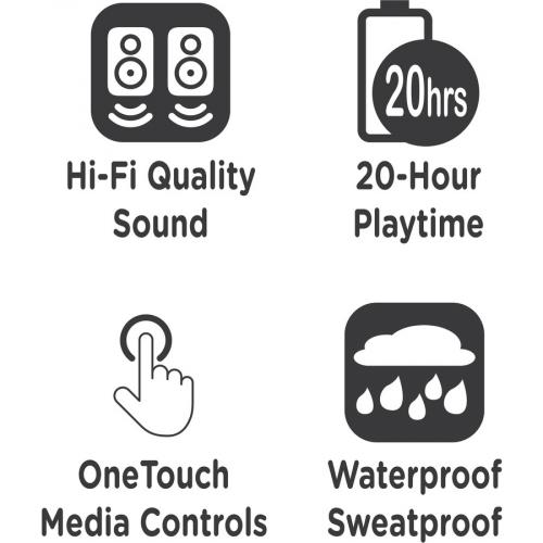 Morpheus 360 Spire True Wireless Earbuds   Bluetooth In Ear Headphones With Microphone   TW1500W Alternate-Image3/500
