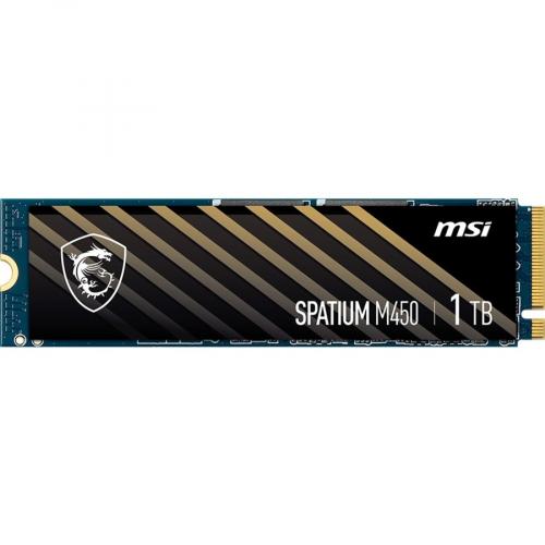 MSI SPATIUM M450 1 TB Solid State Drive   M.2 2280 Internal   PCI Express NVMe (PCI Express NVMe 4.0 X4) Alternate-Image3/500