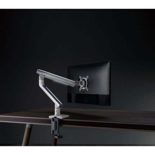 Amer HYDRA1A Mounting Arm For Monitor, Curved Screen Display, Display Screen   Textured White, Space Gray Alternate-Image3/500