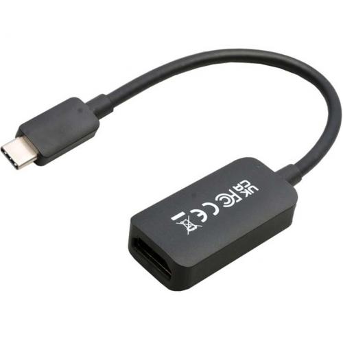 V7 USB C Male To HDMI 2.0 Female 21.6 Gbps 4K UHD Alternate-Image3/500