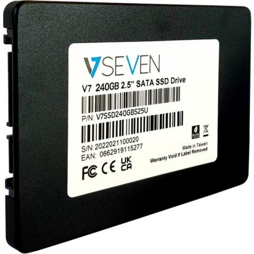 V7 V7SSD240GBS25U 240 GB Solid State Drive   2.5" Internal   SATA (SATA/600)   TAA Compliant Alternate-Image3/500