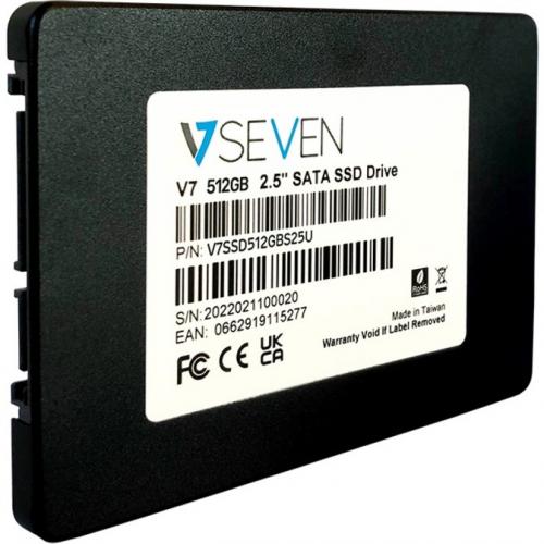 V7 V7SSD512GBS25U 512 GB Solid State Drive   2.5" Internal   SATA (SATA/600)   TAA Compliant Alternate-Image3/500