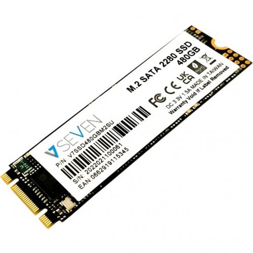 V7 V7SSD480GBM2SU 480 GB Solid State Drive   M.2 Internal   SATA (SATA/600)   TAA Compliant Alternate-Image3/500