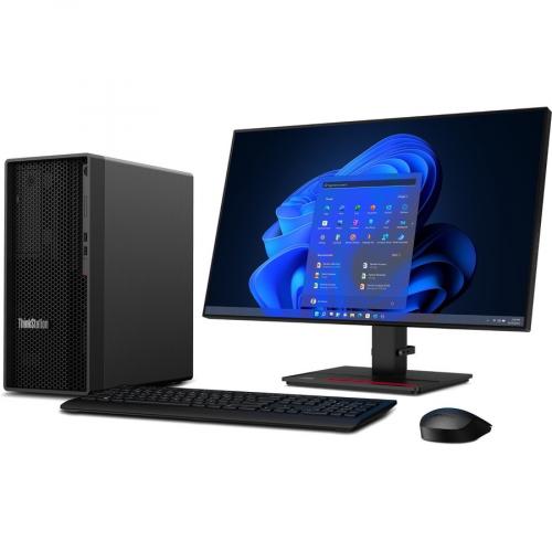 Lenovo ThinkStation P360 Tower Workstation Intel I7 12700 16GB RAM 512GB SSD   Intel Core I7 12700 Dodeca Core   USB Keyboard And Mouse Included   Integrated Intel UHD Graphics 770   16GB UDIMM DDR5 4400 Non ECC   Windows 11 Pro 64 Bit Alternate-Image3/500