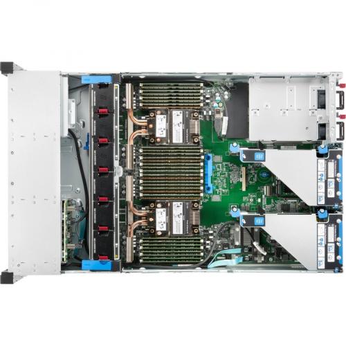 HPE ProLiant DL380 G10 Plus 2U Rack Server   1 X Intel Xeon Silver 4314 2.40 GHz   32 GB RAM   12Gb/s SAS Controller Alternate-Image3/500